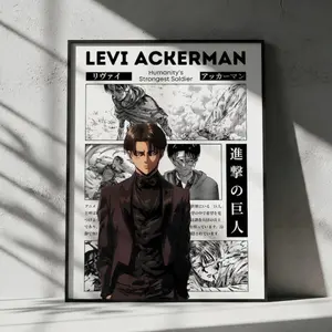 Attack on Titan Anime Poster, Manga Wall Art Painting