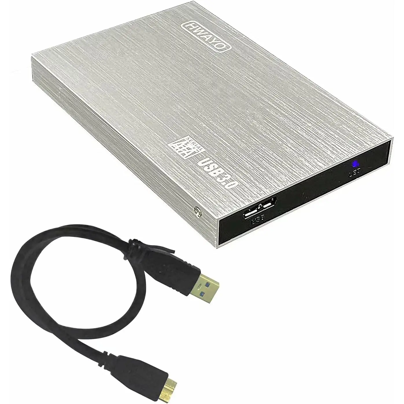 2.5'' 1TB Ultra Slim Portable External Hard Drive USB3.0 HDD Storage for PC/Desktop/Laptop/MacBook/Chromebook/Xbox One (Black)