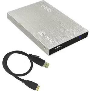 2.5'' 1TB Ultra Slim Portable External Hard Drive USB3.0 HDD Storage for PC/Desktop/Laptop/MacBook/Chromebook/Xbox One (Black)