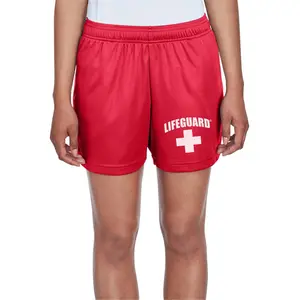 LIFEGUARD Officially Licensed Womens Active Running Performance Shorts Moisture Wicking