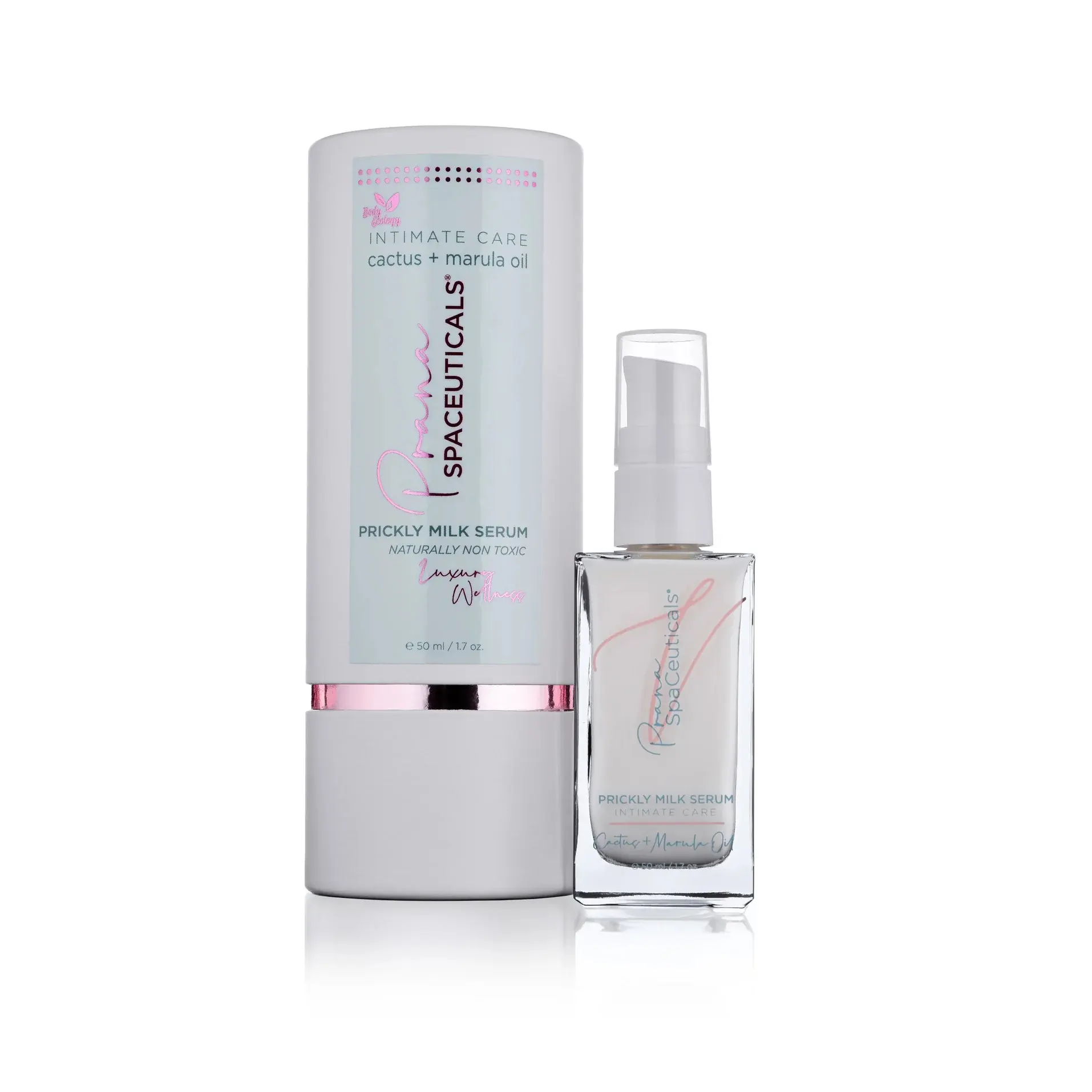 Prickly Milk Serum 1.7oz - Intimate Care with Cactus & Marula Oil for Natural Moisture and Softness