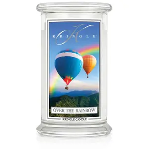 Over the Rainbow Large 2-Wick Scented Candle Jar with Rich, Warm Aroma