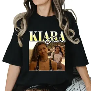 Kiara Carrera Vintage 90S Bootleg T-Shirt - Outer Banks Style For Men And Women