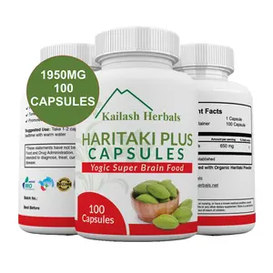Pure Organic Haritaki Plus | Brain Boost Supplement for Memory & Focus | Supports Digestion, Third Eye Activation & Pineal Gland Health | Natural Ayurvedic Dietary Supplement