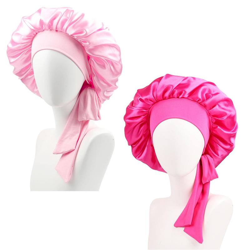 NEW IN Satin Bonnet Hair Bonnet for Sleeping Braid Bonnet Adjustable Bonnet Tie Bonnet Night Cap Sleep Bonnet for Women Curly Hair