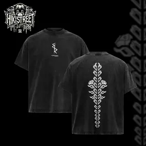 [HIKISTREET] Vintage Cyberpunk Edgerunners Acid Washed T-Shirt, Edgerunners Anime Merch, Grunge Washed Oversized Tee, Anime Aesthetic Gift