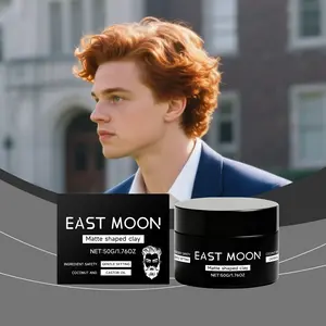 Men's Matte Styling Hair Clay, Refreshing Hold Easy to Manage, Non-Sticky Smooth Finish, Perfect for Daily Use