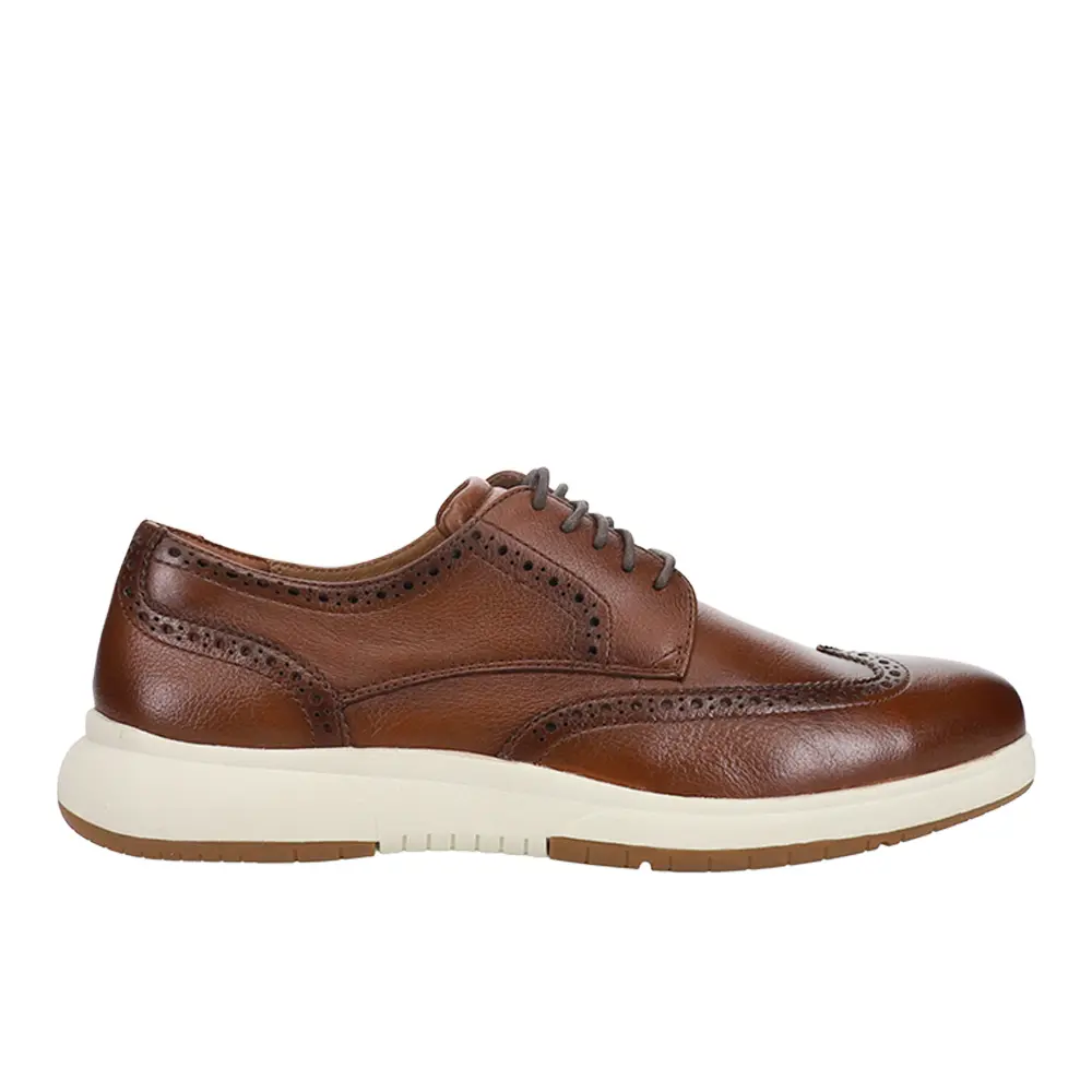 Florsheim Work Mens Wingtip Oil Resistant Steel Toe  Work/Duty - Brown