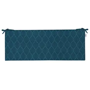 RSH Décor Foam Bench Cushion - Indoor Outdoor Use, 38 x 18 x 3 Inch, Fenbrook Blue Cove, Made in United States
