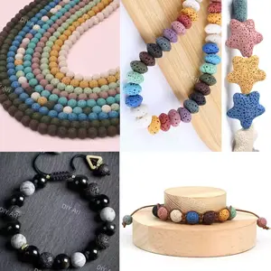 Jovi--A19--Volcanic Rock Beads