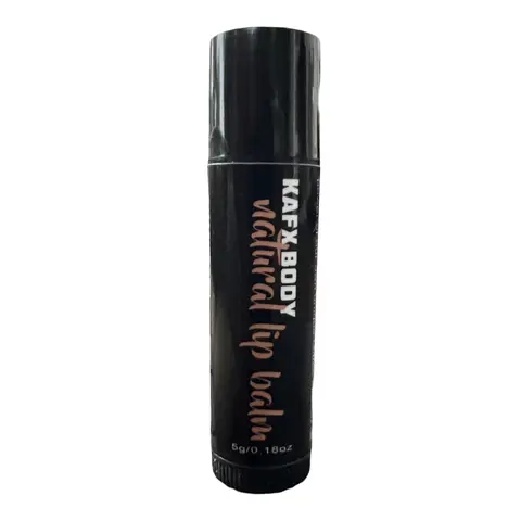 KAFX Body Natural Coffee Infused Lip Balm with Organic Coffee Oil Shea Butter & Beeswax for Intense Hydration and Nourishment