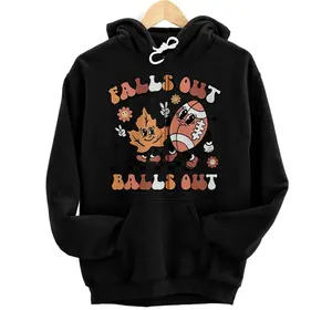 Retro Falls Out Balls Out Football Vintage Thanksgiving  Hoodie, Sweatshirt, T-Shirt