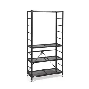 Origami Adjustable Powder Coated Steel Rack with Removable Shelves