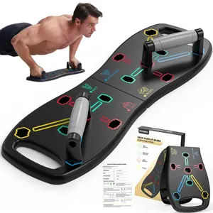[Slim board] HOTWAVE Push Up Board Fitness,Professional Strength Training Equipment for Chest, Shoulders, Back & Triceps, Portable Workout Station with Non-Slip Handles