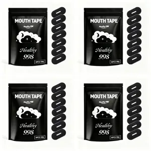 Healthy998 Mouth Tape & Strips Set for Mouth Breathing 30-Day Supply Anti-Slip Comfortable Skin-Friendly Material 1 PKG Ideal for Summer