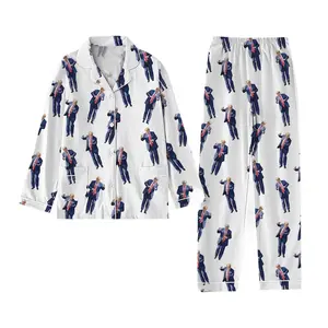 Trump Dancing Pajama Set Fun and Comfortable Sleepwear for Trump Fans