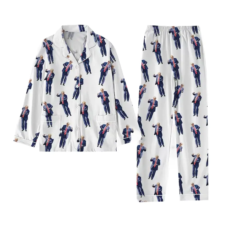 Trump Dancing Pajama Set Fun and Comfortable Sleepwear for Trump Fans