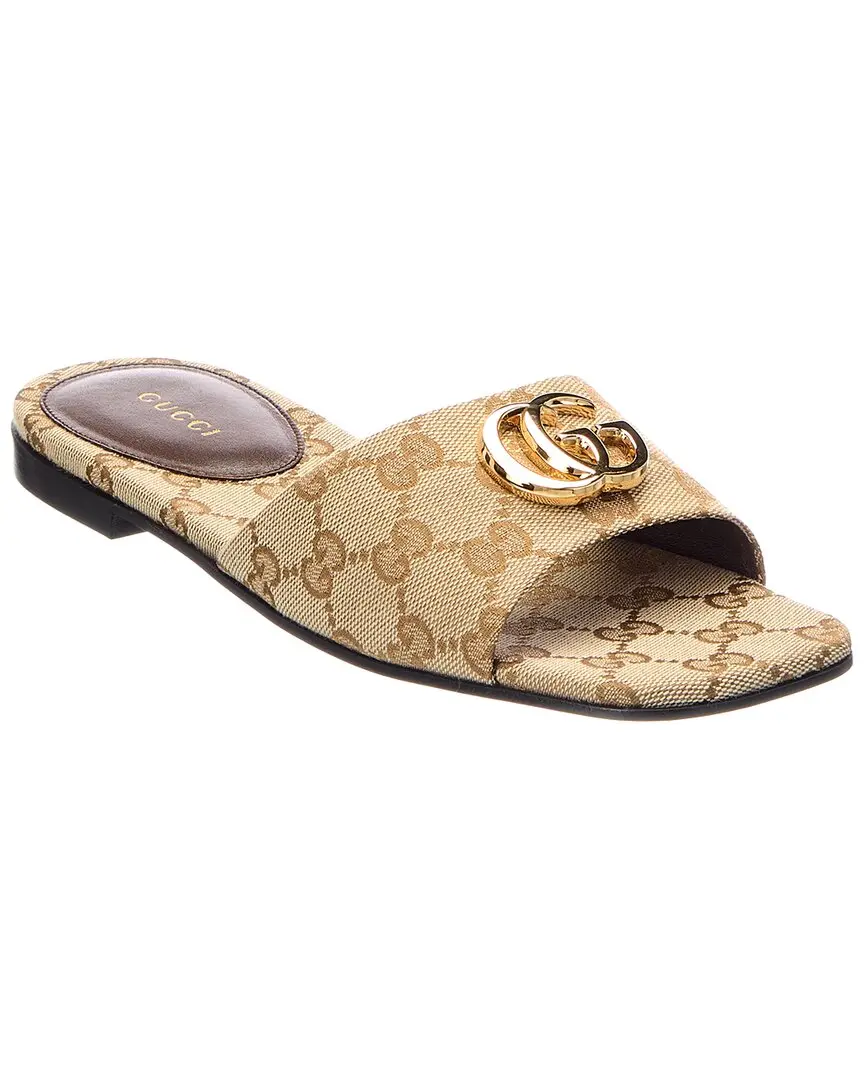 Gucci GG Canvas Sandal Gucci GG Canvas Sandal