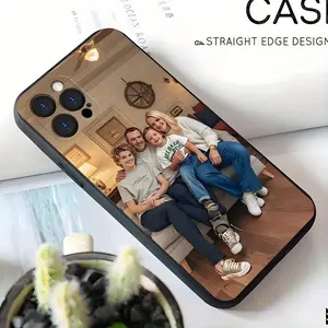 Custom Photo Phone Case – Please Send Image After Purchase.Customizable Photo Black Phone Case Compatible With for iphone 17/16/ 15/ 14/ 13/ 12/ 11 Pro Max/ Pro/ Plus. Shockproof TPU Material, Birthday/Christmas/ Valentine'S Day Gift For Girlfriend/Family