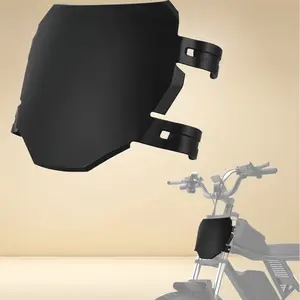 Compatible Electric Bike Front Number Plate for Ridstar Q20 Tuttio Soleil 01 Super 73 S1 S2 Y1 RX Macfox EBike Electric Commuter Mountain Bike Black