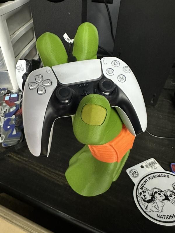 Mutant Turtle Inspired Controller Holder | 3D Printed Gaming Stand | PS5 Xbox Controller Stand | Retro Gamer Desk Decor