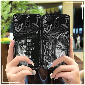 Full wrap Anti-knock Phone Case For Xiaomi Redmi 8 Protective Fashion Design Soft case Back Cover Cartoon Cute Phone Pouch Graffiti Silicone Durable Phone Protector Dirt-resistant