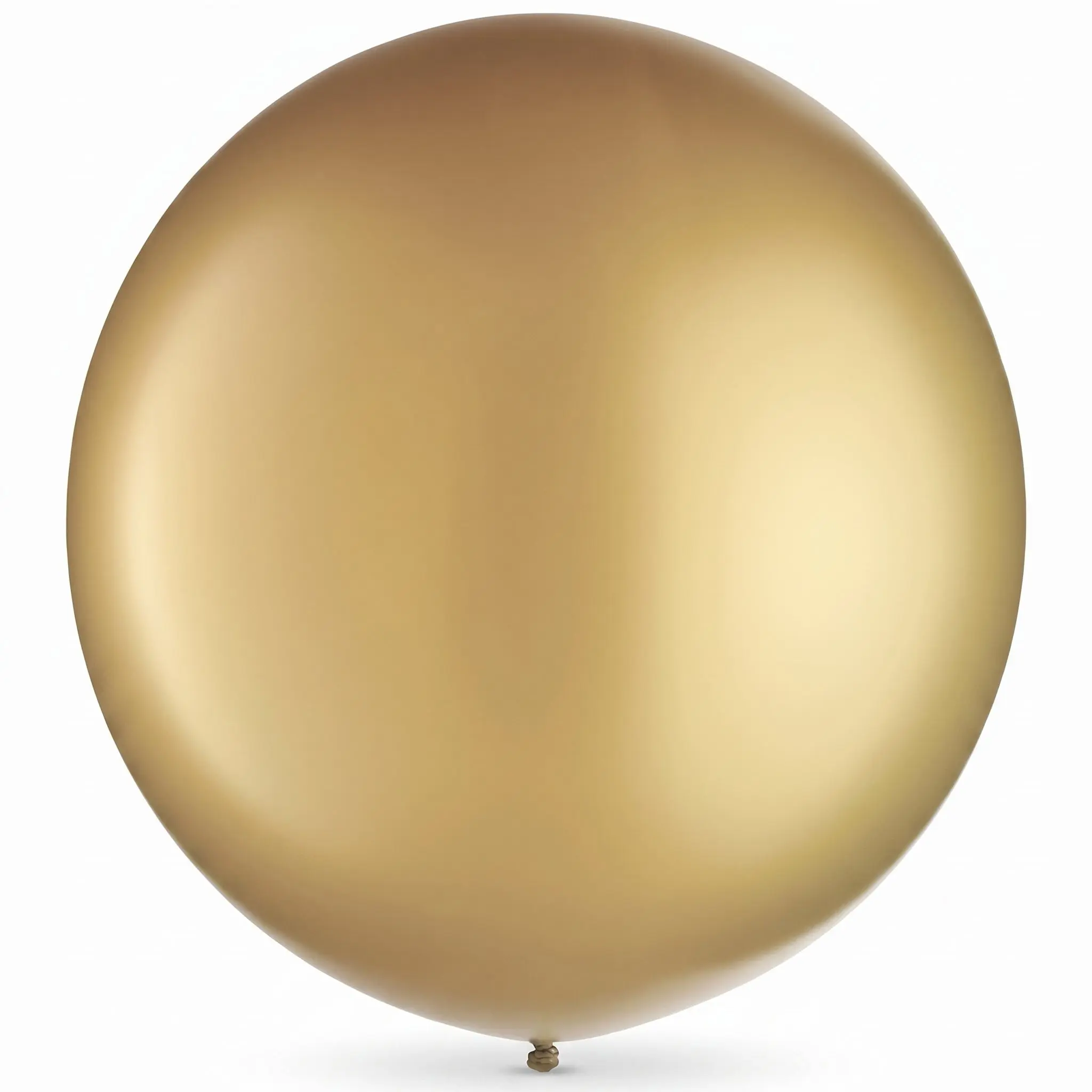 Gold Pearl Latex Balloons, 24-Inch, 4-Pack for Celebrations