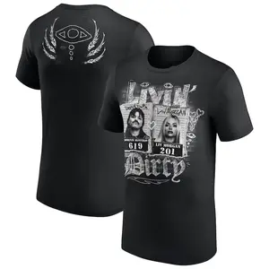 Men's Black Dominik Mysterio & Liv Morgan Livin' Dirty T-Shirt Professional Wrestler Tee For Man and Woman Unisex T-Shirt, Hoodie