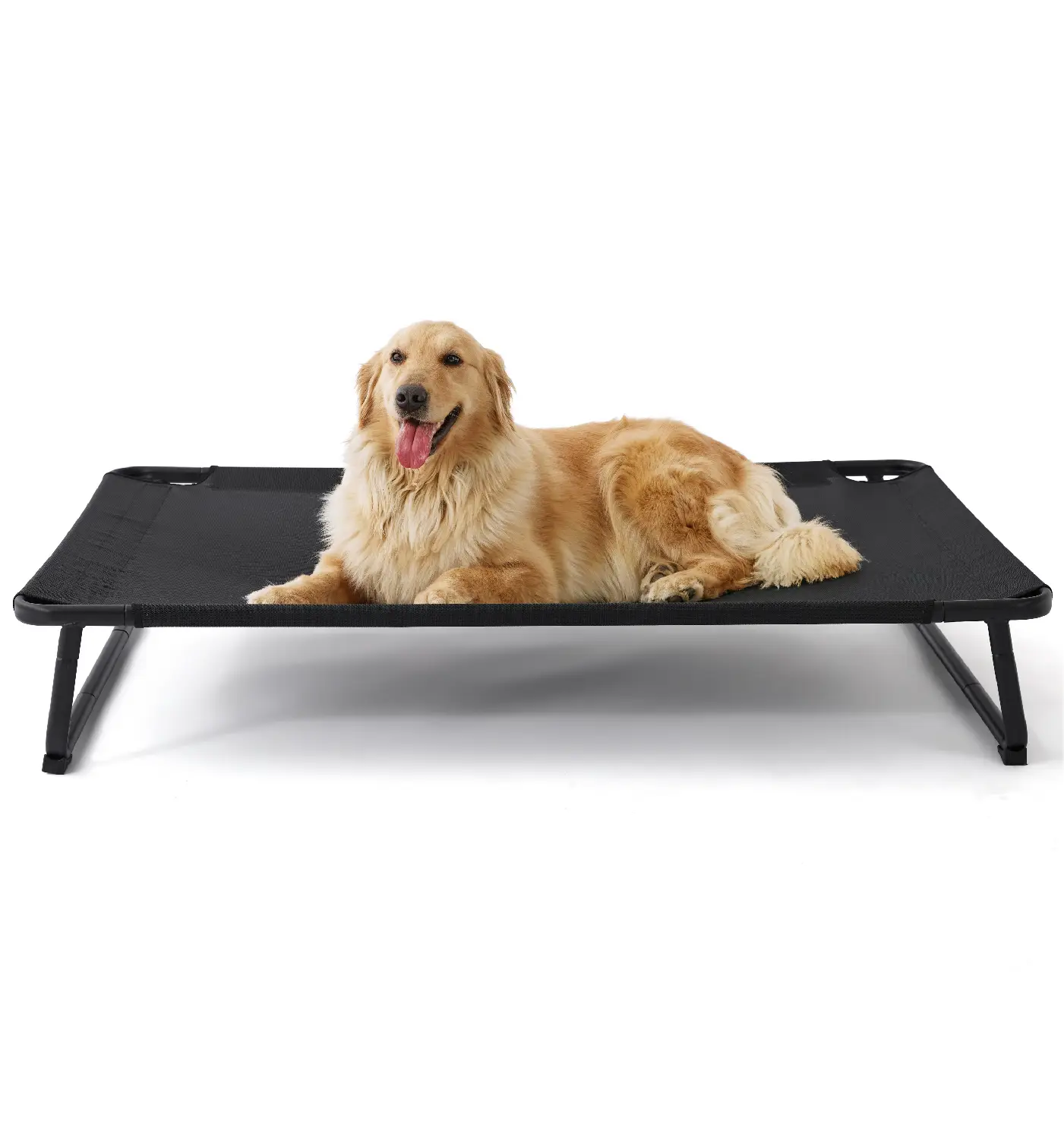 Made4pets Cooling Elevated Dog Bed, Portable Raised Pet Cot with Washable & Breathable Mesh, No-Slip Feet Durable Dog Cots Bed for Indoor & Outdoor Us