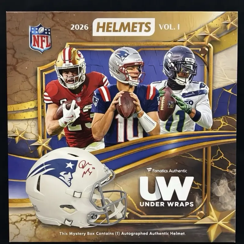 Signed Authentic Football Helmet Dome - Fanatics Under Wraps Memorabilia (Fan ‘26 Vol. 1)