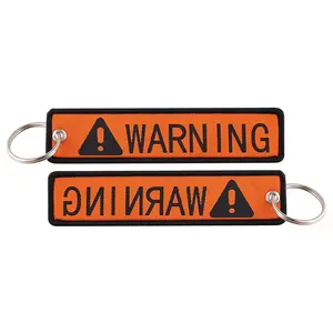 The Future Is Bikes Moto Keytag - Warning!!