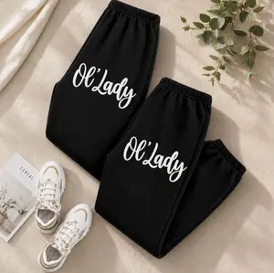 Vintage Ol’ Lady Sweatpants Funny Western Country Joggers Unisex Lounge Pants Casual Streetwear Gift for Men Women