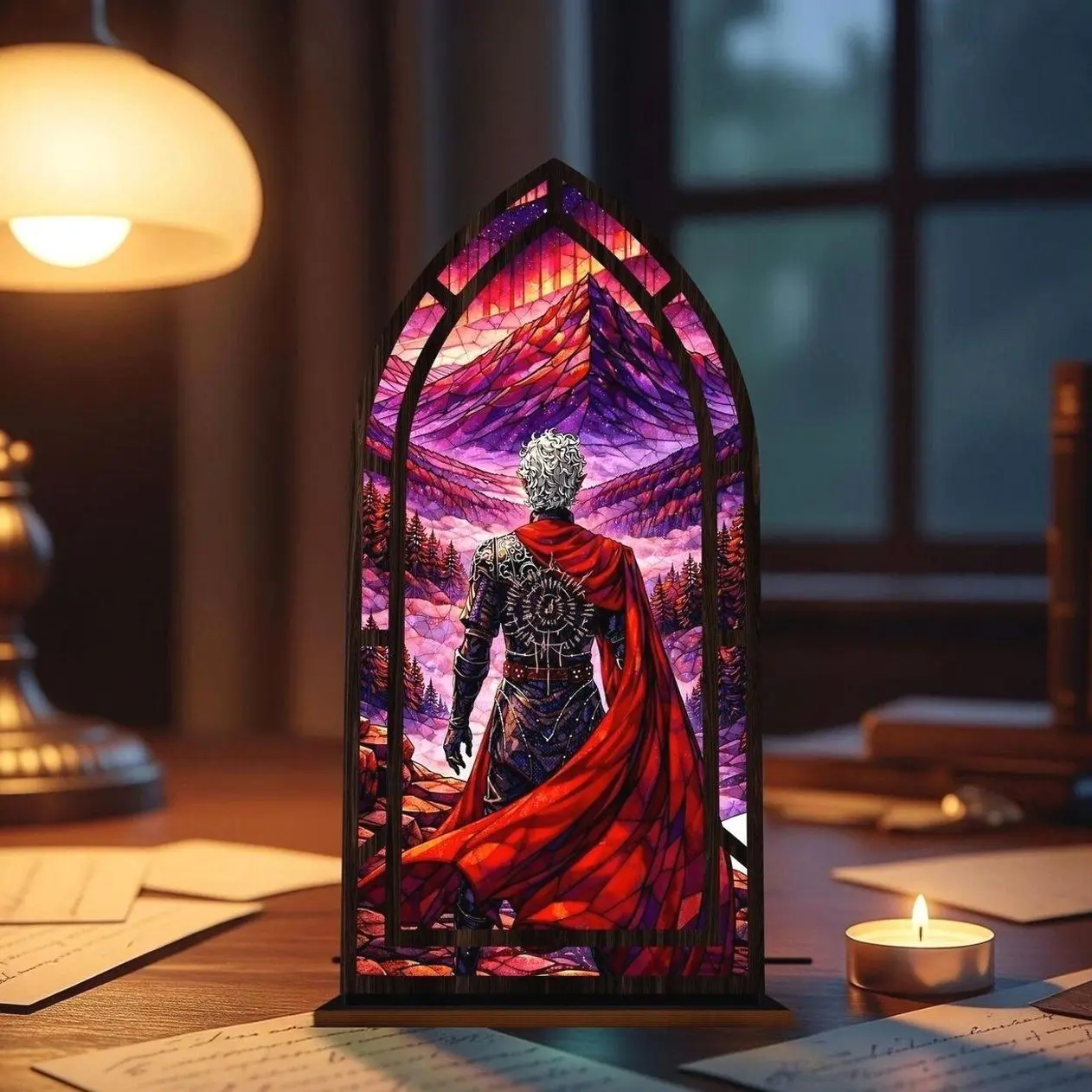 Astarion Baldurs Gate 3 Candle Holder, Bg3 Vampire Book Nook Decor, Dungeon And Dragon Elf Gaming Book Nook, BG3 Merch