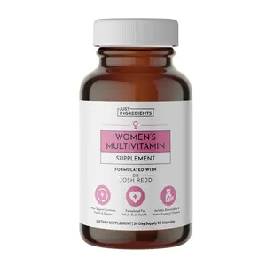 Just Ingredients Women's Multivitamin Supplement 40+ Nutrients for Energy, Hormone Balance, Immunity, Digestion & Health 90 Capsules