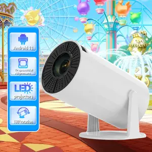 XBJ Diamond Portable Bluetooth HD  4k decoding projector,Android 11Wifi6-BT5.0 1080P*720P projector, hometheater, outdoor multifunctionalprojector, console projector Lens Game Audio