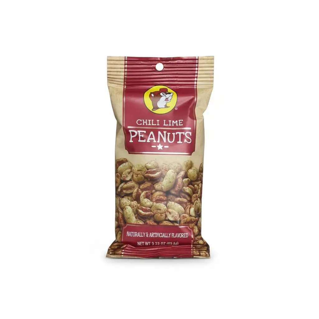 Buc-ee's Chili Lime Peanuts - Bold & Balanced Spicy-Zesty Roasted Nut Snack, Crispy Savory Texture, 213g