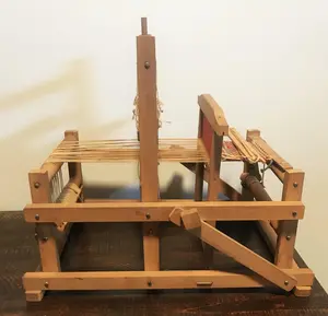 Vintage Small Tabletop Loom Almost 5-inch Weaving Width Unknown Manufacturer