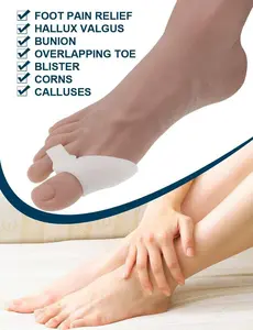 Soft Toe Gel Bunion Splint-Straightener Professional Forefoot Cushions