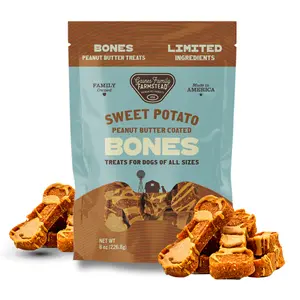 Gaines Family Farmstead Peanut Butter Sweet Potato Bones for Dogs