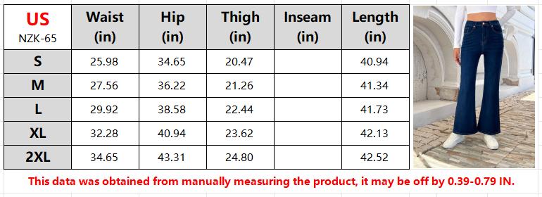 Women's Flare Bell Bottom Jeans High Waisted Wide Leg Bootcut Jeans Stretchy Denim Pants Butt Lifting Stretch Bootcut Jeans