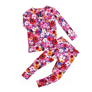 Kaia Ruffle Two Piece Set Bamboo Toddler Kids Outfit