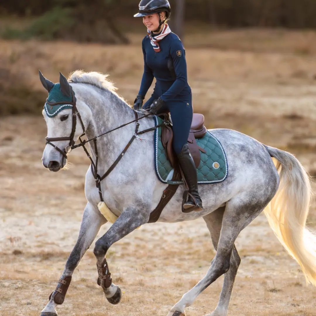 Royal Equestrian Riding Top Liberte Base Layer Navy