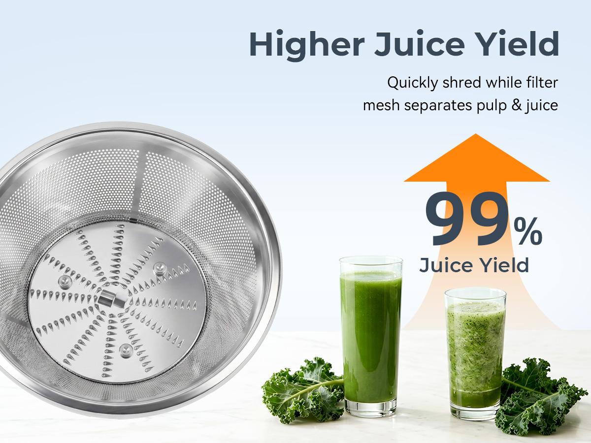 BOYUEVI-800W Home Use Multi-function Electric Juicer with 3" Feed Chute for Whole Fruits and Veg, Centrifugal Juicer with 30 oz. Juice Jug,BPA-Free, Easy to Clean
