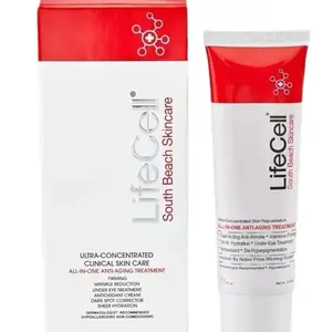 LifeCell South Beach Skincare Ultra Concentrated All In One Anti Aging Treatment 2.54 oz Reduce Wrinkles Firming Skin Care Moisturizers Brightening Discoloration get dreamy cream, Intensive Moisturizing, Retinol