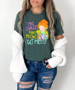 Take Chances Make Mistakes Get Messy Shirt, Miss Frizzle Shirt, Magic School Bus shirt, Teacher shirt, Back to School shirt,Get Messy Hoodie, T-shirt and sweater gift