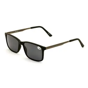 Men Premium TR90 Extended Metal Temple - Large Tinted SunGlasses Reader Reading