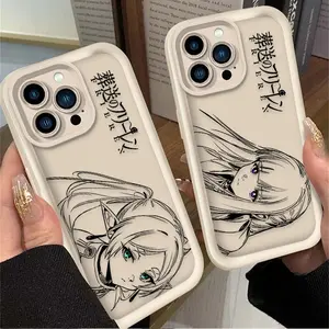 Anime F-Frieren Cute Fern Silicone Phone Case,Transform Your iPhone for Halloween Fun! For iPhone 17, 16, 15, 14, 13, 12, 11 Pro Max Plus Air Fan's Phone Case Cover - Great Gifts!