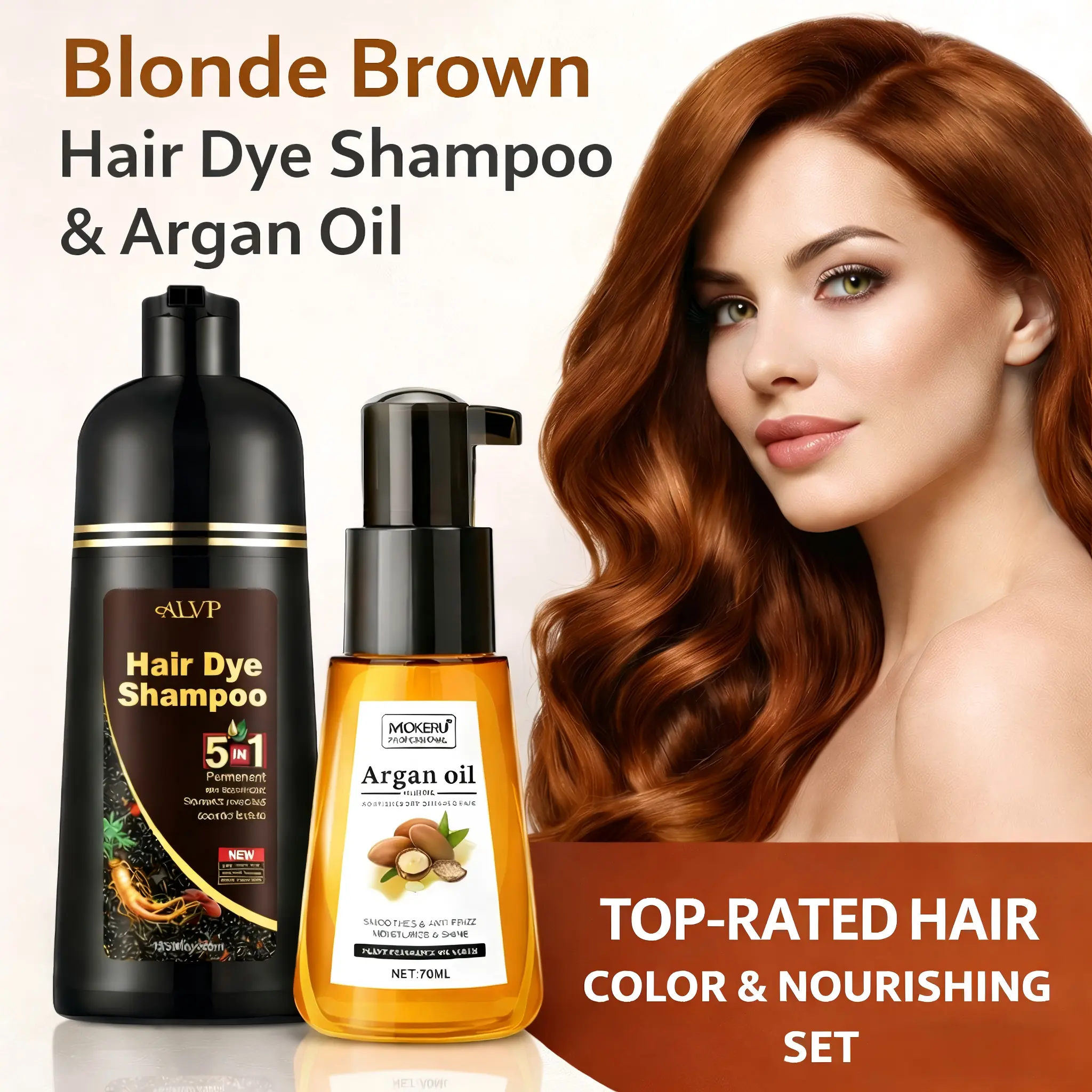 Blonde Brown+Hair oil*1