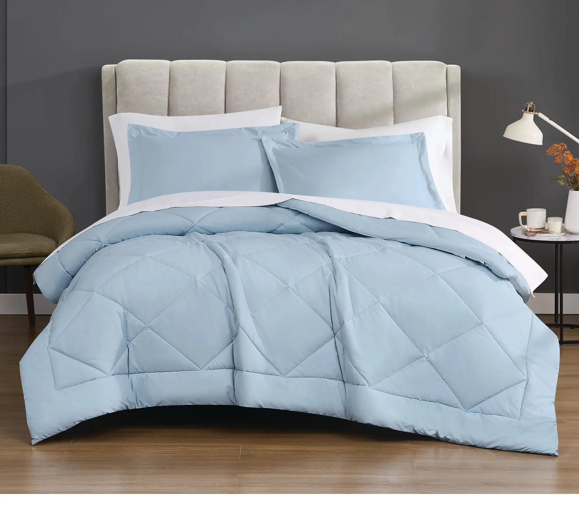 Cannon Solid Percale Full/Queen 3-Piece Comforter Set Cannon Solid Percale Full/Queen 3-Piece Comforter Set