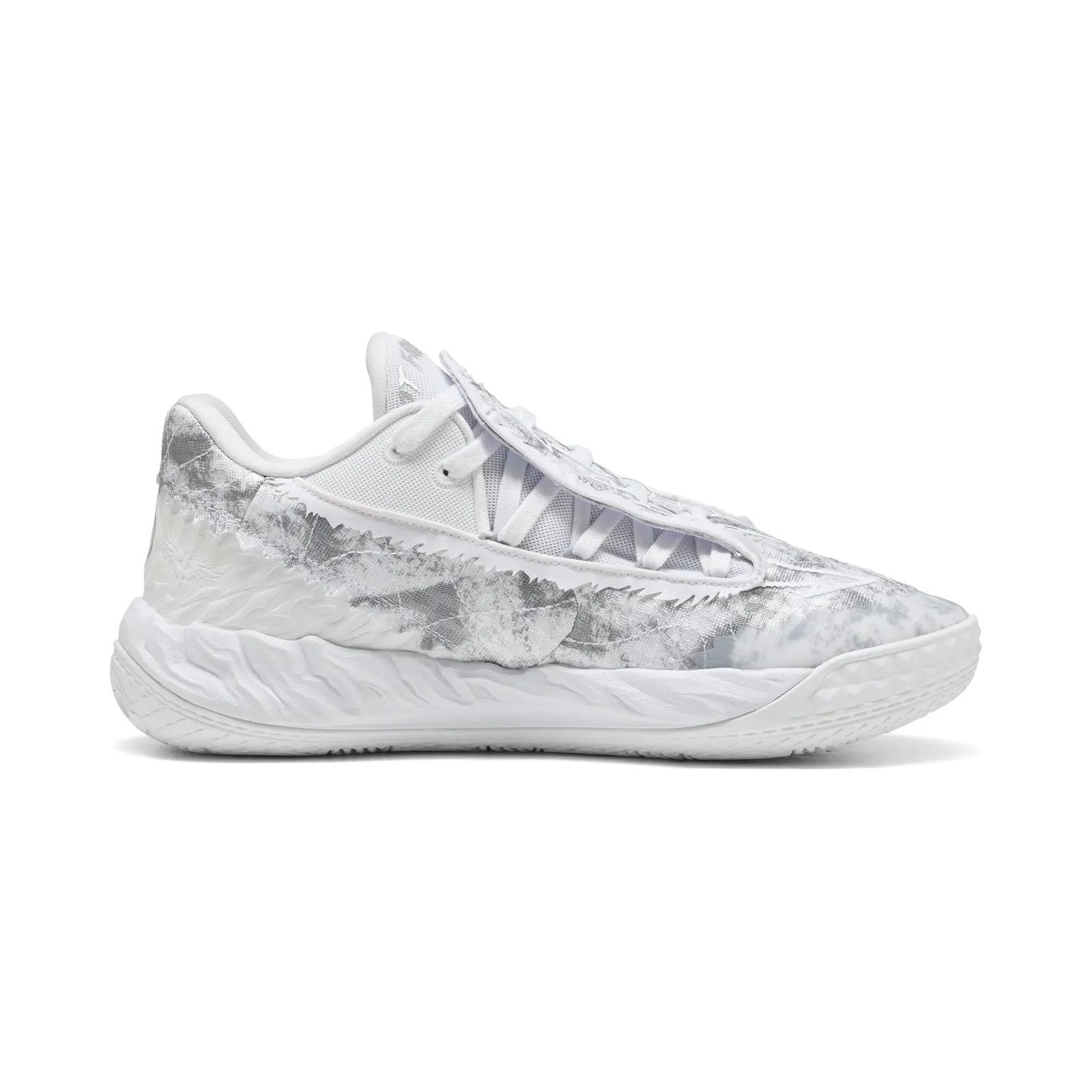 Puma MB.05 LO Team 31326602 Mens White Synthetic Athletic Basketball Shoes